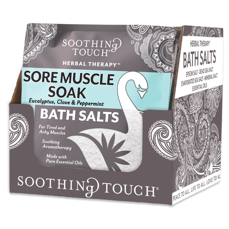 Sore Muscle Soak Bath Salts Pouch